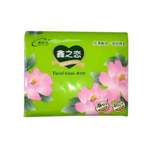 Cheap FSC Bamboo Fiber Tissue Paper Cube Box Facial Tissue