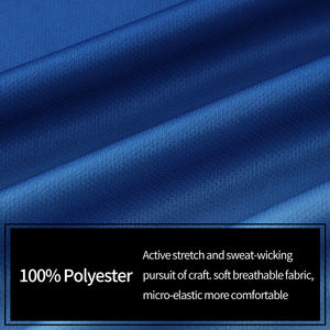 قمصان رياضية للرجال من البوليستر 100٪ لكرة القدم والتمارين الرياضية في صالة الألعاب الرياضية، قميص رياضي بتدرج لوني سريع الجفاف - Product Image 4