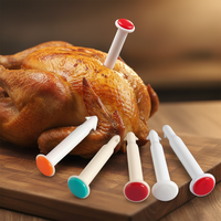 20Pcs Termometer Digital Dial Poliamida dengan Desain Tahan Air untuk Penggunaan di Rumah, BBQ, dan Daging di Dapur