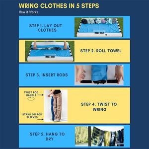 <span class=keywords><strong>Essoreuse</strong></span> à <span class=keywords><strong>linge</strong></span> ultra-légère, version améliorée 2025 avec serviette plus large, sécheuse à <span class=keywords><strong>linge</strong></span> <span class=keywords><strong>manuelle</strong></span> à manivelle pour les voyages - Product Image 3