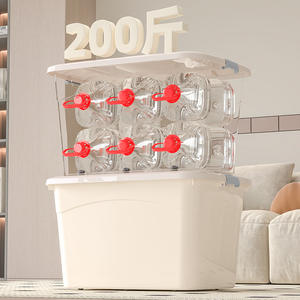 Contenedor de almacenamiento de plástico Cream Wind, edredón extra grande, <span class=keywords><strong>caja</strong></span> de almacenamiento de juguetes, herramienta de organización, precio económico para <span class=keywords><strong>Amazon</strong></span> - Product Image 3