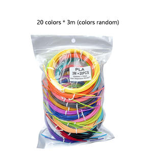 Filament PLA pour imprimante 3D, accessoire multicolore pour stylo 3D, fil en plastique, 10/20 rouleaux de 3M/5M/10M, filament de 1.75mm pour stylo d'impression 3D - Product Image 6