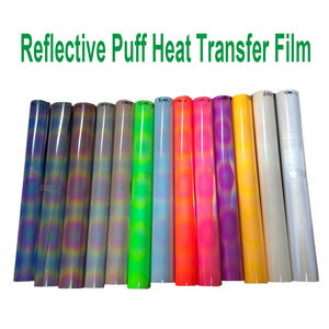 Trong suốt Vinyl 3D Puff T-Shirt phản chiếu in nhiệt Báo Chí thiết kế cho quần áo quần áo chuyển giấy & phim - Product Image 6