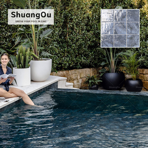 Nuovo Design a getto d'inchiostro pietra verde porcellana <span class=keywords><strong>mosaico</strong></span> piscina piastrelle serie cosmo Area Spa Hotel bagno piscina piastrelle <span class=keywords><strong>mosaico</strong></span> - Product Image 5