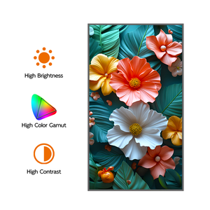 Siêu mỏng bezels treo tường thương mại chơi màn hình Màn hình 32 "43" 50 "55" inch LCD quảng cáo hiển thị kỹ thuật số LCD signage - Product Image 3