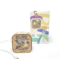 Puzzles 3D en bois et kits de modèles découpés au laser Kit de bricolage en bois pour faire votre propre veilleuse