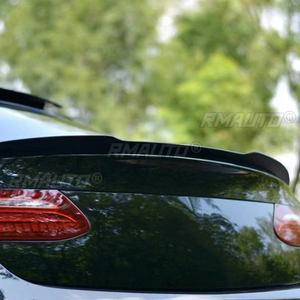 Alerón Trasero para Maletero de Mercedes Benz Clase E Coupé C238, Estilo Fibra de Carbono, Deflector E53 AMG M4, Negro Brillante - Product Image 6
