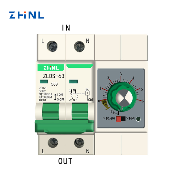 2/4p 32A 63A Three Phase Automatic Transfer Intelligent Adjustable Countdown Light Switch Time Switch Circuit Breakers