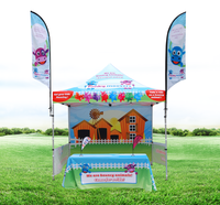 Tente Pop-Up Publicitaire de Luxe 10x10 pieds pour Mariages et Plages, Protection UV, Personnalisable, pour Expositions Extérieures et Fêtes