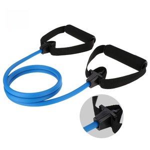 Factory Hot Sales Medium Resistance Tube Exercise Tube with <b>Foam</b> Handles for Stretching Gym Workouts Home Pilates Training - Product Image 3