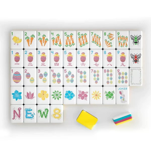 Juego de Mahjong de Acrílico Personalizado, Piezas de Juego Coloridas para 4 Jugadores, Entretenimiento para Adultos - Product Image 1