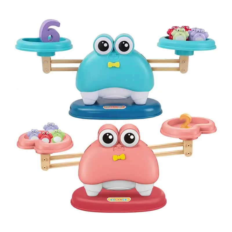 Educational Number Toy 3 in 1 Preschoolers Crab Balance Counting Toys Fishing Games Math Game Scale Balance Toys
