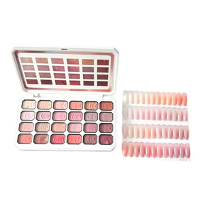 เจลเพ้นท์เล็บแบบก้อน 24 ช่อง สีเจลแน่น เม็ดสีแน่น สำหรับปั๊มลาย ทาเล็บแบบไล่สี  สำหรับร้านทำเล็บ ขายส่ง - Product Image 6