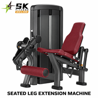 Machine à extensions de jambes assise à charge sélective SK-L2, équipement de musculation du bas du corps à charges à disques pour salle de sport et centre de fitness