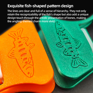 PETG matériel Portable écologique pêche mouche attachant des outils CDC-3D pince plume pliant Blok plume Hackle pince pêche - Product Image 4
