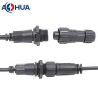 Connecteur de câble étanche IP68 mâle-femelle pour panneau de commande, traitement de câblage M16 6 broches