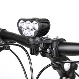 Lumière de vélo MONTEER 8000S V2.0, 8000 lumens LED, télécommande, lumière de vélo VTT, batterie rechargeable 7,2 V 10 000 mAh, conduite nocturne - Product Image 1
