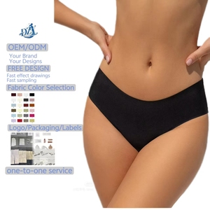 Culottes Bikini Femme Européennes et Américaines Sans Coutures Taille Basse en Polyester Coton Anti-Bactériennes Brodé Triangle Usage Quotidien <span class=keywords><strong>Teum</strong></span> - Product Image 2