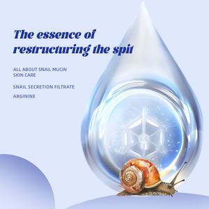 Kit de Soins Avancés à la Bave d'Escargot : Nettoyant Visage Réparateur Naturel, Sérum et Crème Contour des Yeux Marque Blanche - Product Image 2