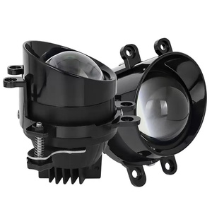 Kit <span class=keywords><strong>de</strong></span> phares antibrouillard universels à projecteur bi-LED tricolore 3,0 pouces 110W avec lentille triple faisceau compatible - Product Image 4