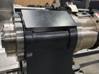 Máquina de Corte de Metal de Doble Husillo Horizontal DONGS TCK52DY, Torno de Doble Husillo de Alto Rendimiento con Bancada Inclinada