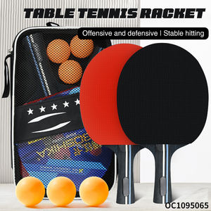 Raquetas <span class=keywords><strong>de</strong></span> tenis <span class=keywords><strong>de</strong></span> <span class=keywords><strong>mesa</strong></span> <span class=keywords><strong>de</strong></span> <span class=keywords><strong>ping</strong></span>-<span class=keywords><strong>pong</strong></span> <span class=keywords><strong>de</strong></span> entrenamiento deportivo para niños y adultos baratas con 3 pelotas - Product Image 2