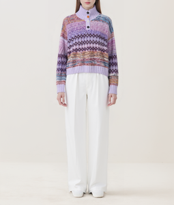 Di alto livello 2025 nuovo maglione da donna a righe morbide e delicate a strisce sfumate da donna - Product Image 1