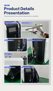 Machine de soudage laser à fibre portative 4-en-1 refroidie par air 2000W à performance stable - Product Image 1