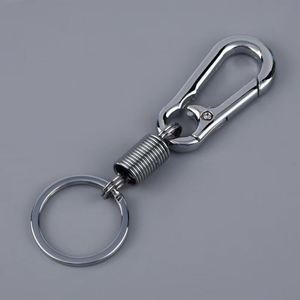 Porte-clés créatif en métal avec boucle de ceinture personnalisée, petit cadeau d'affaires pour hommes, en stock - Product Image 6