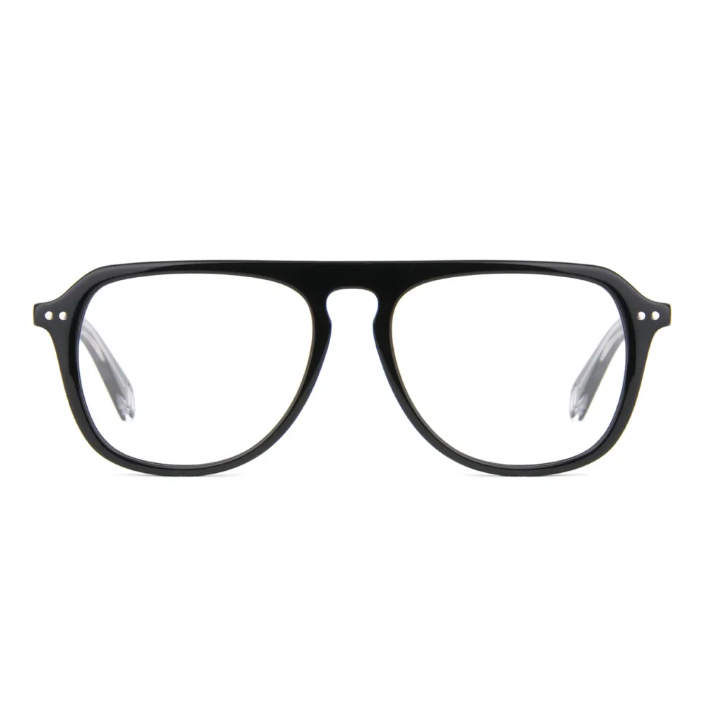 Модные авиационные очки от производителя, ацетатные очки-авиаторы, оптические очки с блокировкой синего света, ацетатная оправа для очков для мужчин и женщин