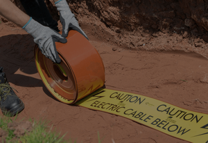 Polyethylene cáp bảo vệ gạch HDPE LDPE cáp ngầm bảo vệ bao gồm điện nhựa Cáp cảnh báo tấm - Product Image 6