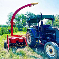 Broyeur de fourrage monté sur tracteur Double Chop, petite faucheuse-hacheuse pour maïs, paille et ensilage