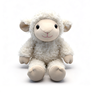 Peluche della serie Animali della Foresta da 23 cm: Elefante, Tigre, <span class=keywords><strong>Cervo</strong></span>, Pecora, Mucca, Leone - Giocattoli Morbidi con Gambe Lunghe in Poliestere e Cotone PP - Product Image 6