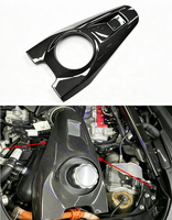 Cache-moteur en fibre de carbone sèche style OEM avec couvercle de verrouillage pour Ferrari SF90, pièces intérieures préimprégnées