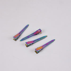 En gros Nouvelle Couleur Arc-En-Peinture Plat En Métal Ressort <span class=keywords><strong>Crocodile</strong></span> Épingle À Cheveux à Vendre - Product Image 3