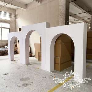 Toile de <span class=keywords><strong>fond</strong></span> personnalisée à fleurs pvc <span class=keywords><strong>fond</strong></span> de mariage blanc toile de <span class=keywords><strong>fond</strong></span> de mariage en acrylique de luxe - Product Image 2