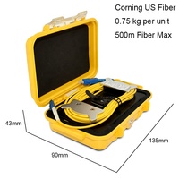 Caja de Extensión para Pruebas OTDR, SC/FC/LC APC/UPC, 150M/200M/500M, Cable de Fibra Óptica Monomodo G652D, Bobina de Fibra, Tipo Pequeño