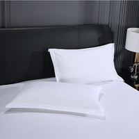 Taie d'oreiller respirante 100% coton, taille personnalisée, coussin super moelleux, housse de coussin, qualité hôtelière pour la chambre à coucher