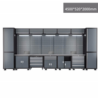 Gabinete de Almacenamiento Modular Industrial para Taller, Sistema de Herramientas Personalizado OEM con Cajones y Banco de Trabajo Extraíble