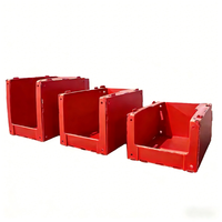 Boîte de rangement pliable et empilable en PP |   Service de découpe sur mesure |   Pour l'entreposage et la préparation des commandes dans les entrepôts de vêtements
