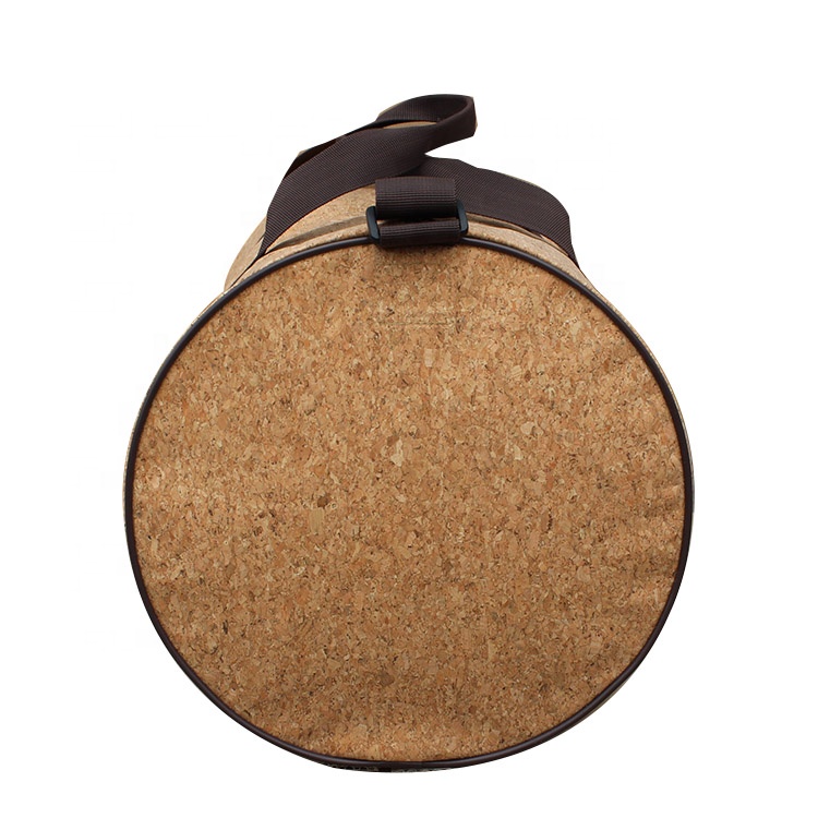 Light weight eco-friendly recyclable cork bag sport gym bag natural duffel bag for travel