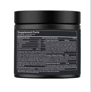 ओम कार्बनिक सुपरफूड ग्रीन जूस पाउडर गर्म बिक्री शाकाहारी पूरे शरीर के नियंत्रण के लिए स्वास्थ्य पूरक - Product Image 3