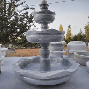 HAMAM KURNASA Ornement de jardin de fontaine Kurna en marbre ottoman élégant - Product Image 1