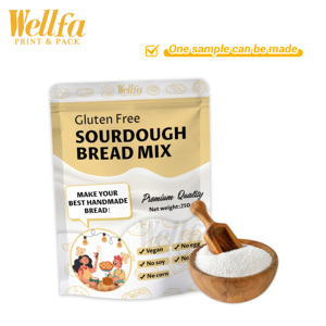 Emballage de <span class=keywords><strong>farine</strong></span> de qualité alimentaire réutilisable sur pied personnalisé 100g 250g 500g 1kg Étanche à l'humidité Sans <span class=keywords><strong>gluten</strong></span> Mélange de pâte à pain au levain en poudre Sac - Product Image 6