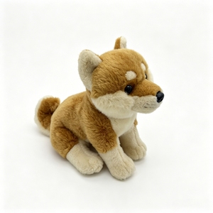Peluche <span class=keywords><strong>Shiba</strong></span> <span class=keywords><strong>Inu</strong></span> réaliste personnalisable - Douce, câline, certifiée sûre pour les enfants et la vente au détail - Product Image 3