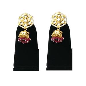 Luxury Inspired Drop Earrings with Bead Embellishment and Durable Alloy Base for Wedding and Party Wear - Product Image 3