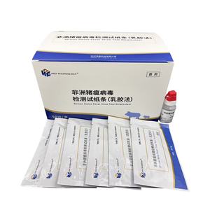 Kit de Prueba de Diagnóstico Rápido para el Antígeno del Virus de <span class=keywords><strong>la</strong></span> Peste Porcina Africana <span class=keywords><strong>en</strong></span> Cerdos, Tiras Reactivas Veterinarias para <span class=keywords><strong>Sangre</strong></span> Completa/Suero/Plasma - Product Image 2
