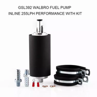 Pompa Bahan Bakar Eksternal Inline Tekanan Tinggi Kustom Adracing Untuk Walbro 270LPH 10 Bar GSL392