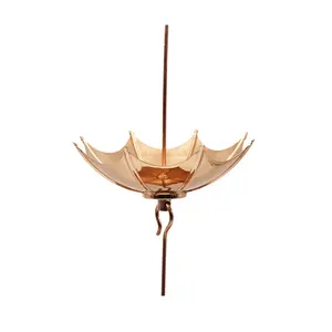 中国供应商独特的伞形铜雨链和散装雨链