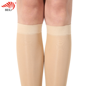 Calze a Compressione Unisex 15-21mmHg, Elastiche, Lunghe fino al Ginocchio, Punta Chiusa, Protezione per Vene Varicose - Product Image 4